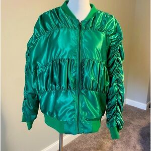 Green jacket for St Patrick’s Day 🍀